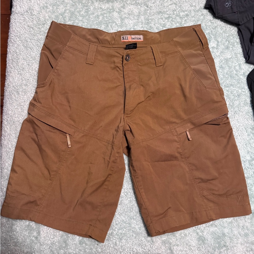 5.11 Tactical Men's Tan Cargo Shorts